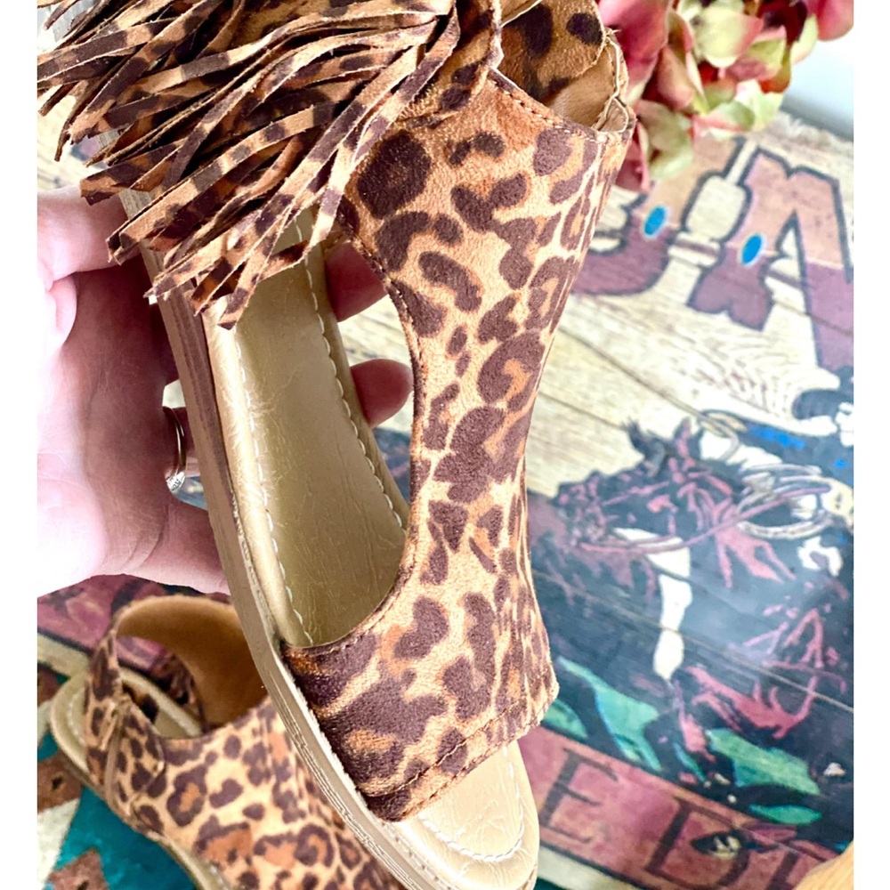 Leopard Print Women's Sandals
